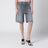 De-Sire Grey Denim Bermuda Shorts