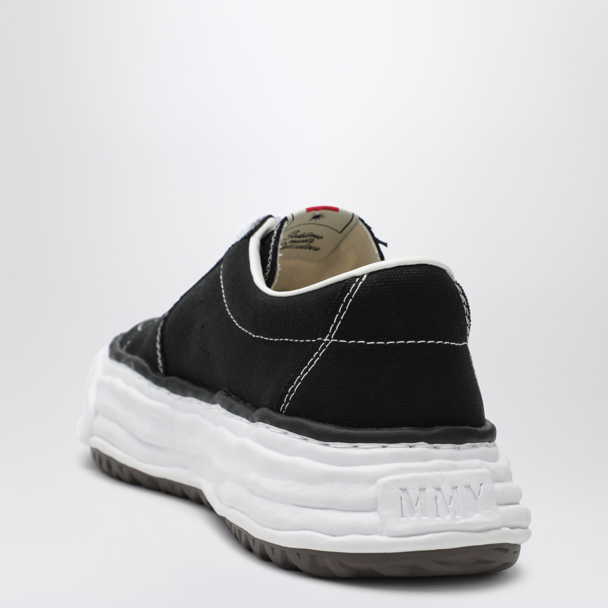 Maison MIHARA YASUHIRO Eric sneakers in black canvas | TheDoubleF