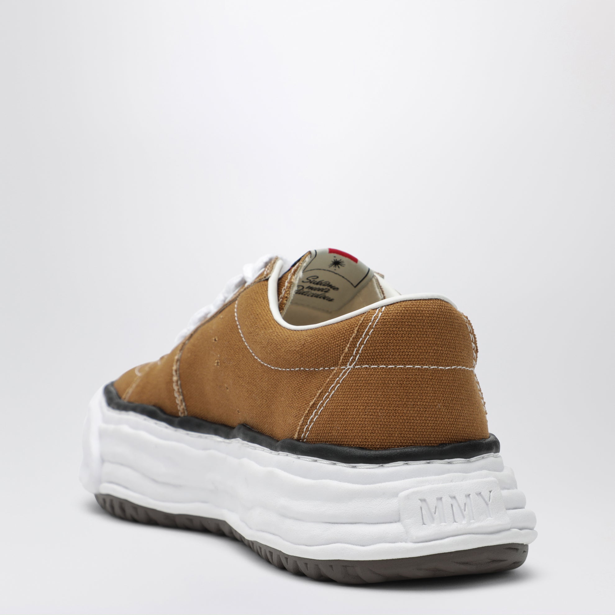 Eric sneaker in brown canvas