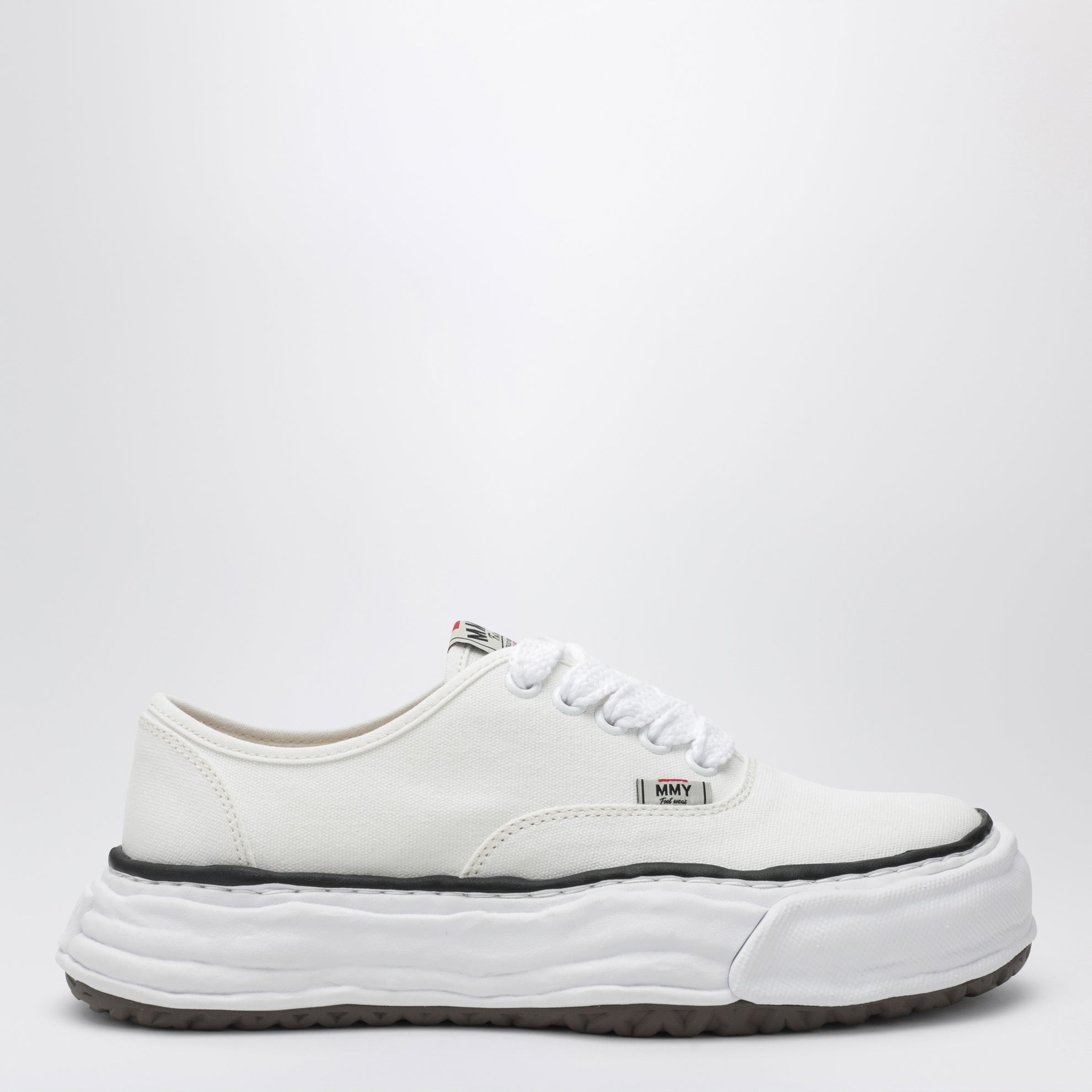Sneakers Baker in tela bianche