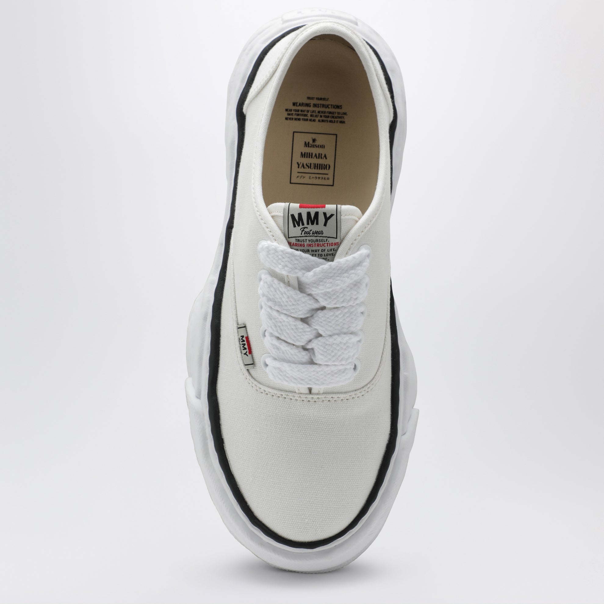 Sneakers Baker in tela bianche