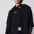 Navy blue checked shirt with double sleeves