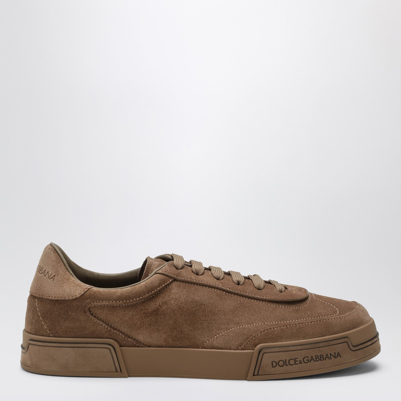 Sneakers Portofino Light en suède coloris noisette