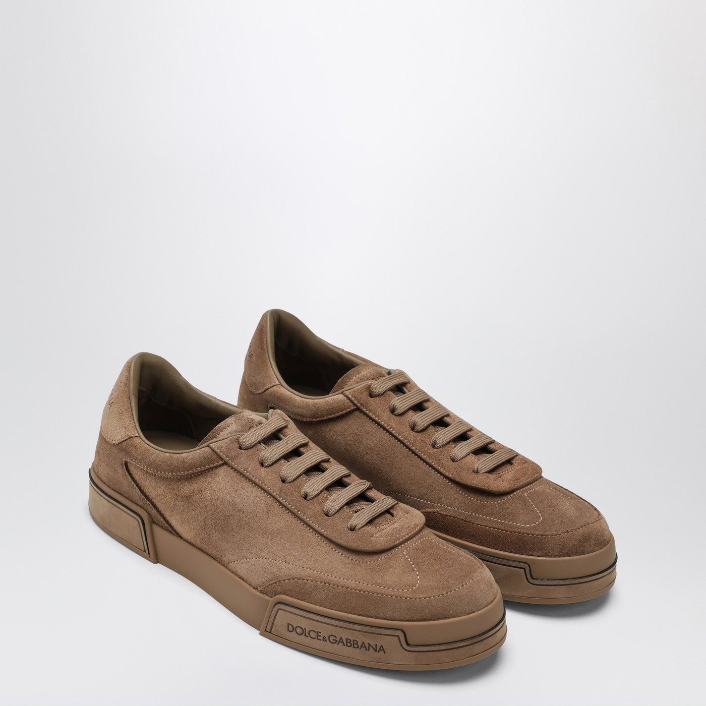 Sneakers Portofino Light en suède coloris noisette