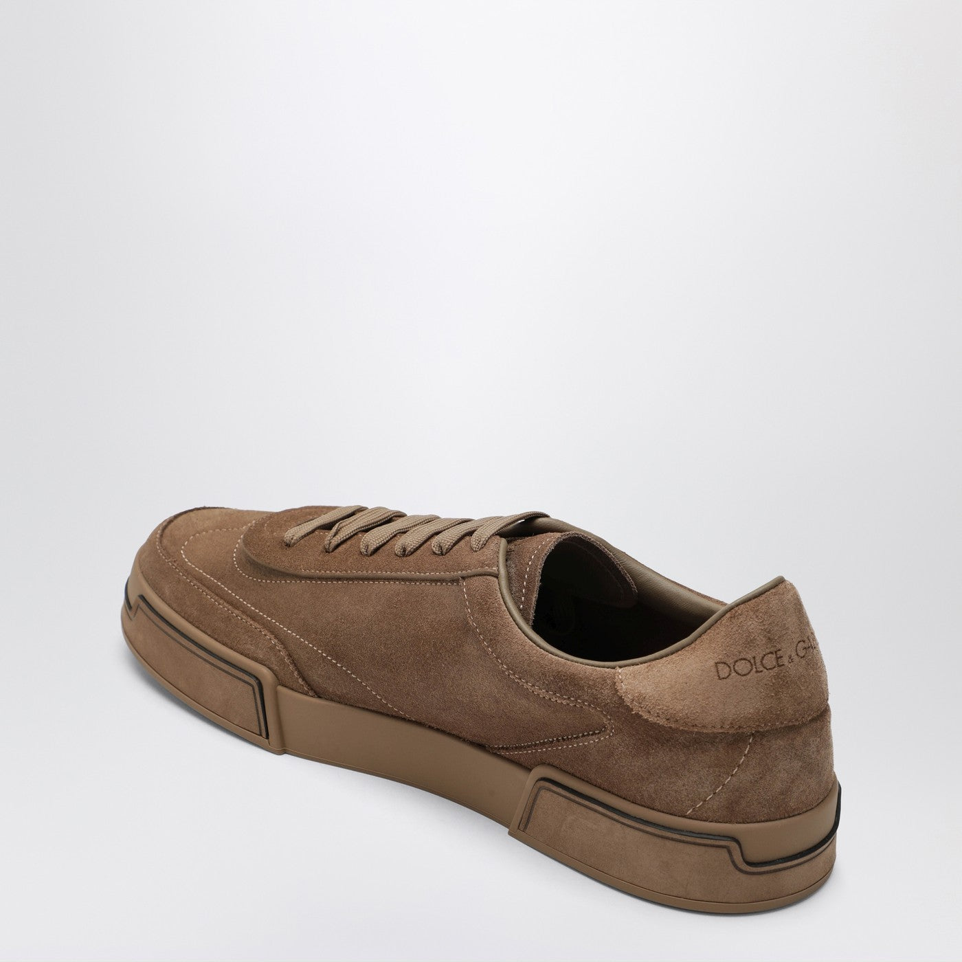 Sneakers Portofino Light en suède coloris noisette
