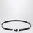 Olega belt in black calfskin leather