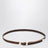 Olega belt in brown calfskin leather