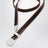 Olega belt in brown calfskin leather