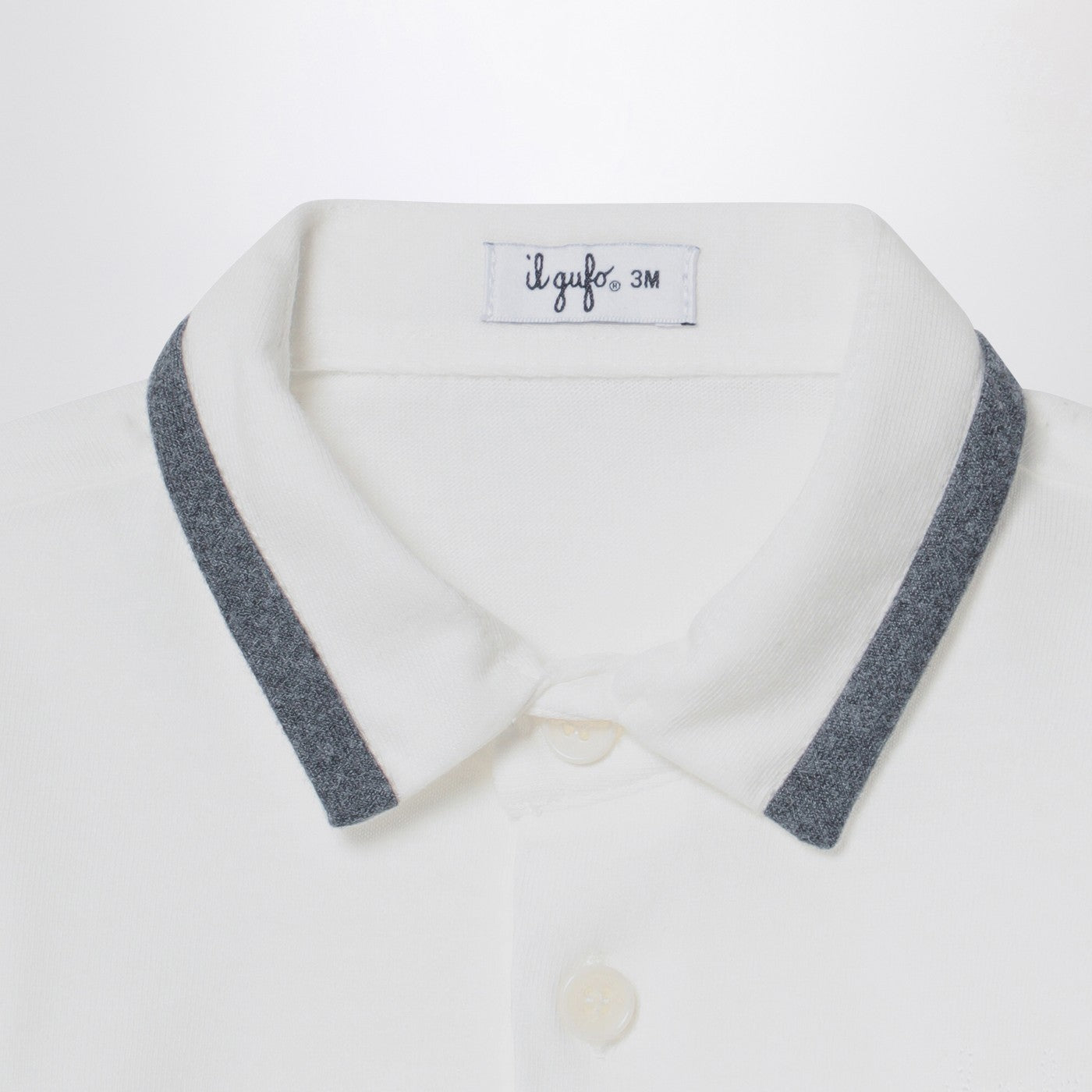 Body camicia bianco latte in cotone