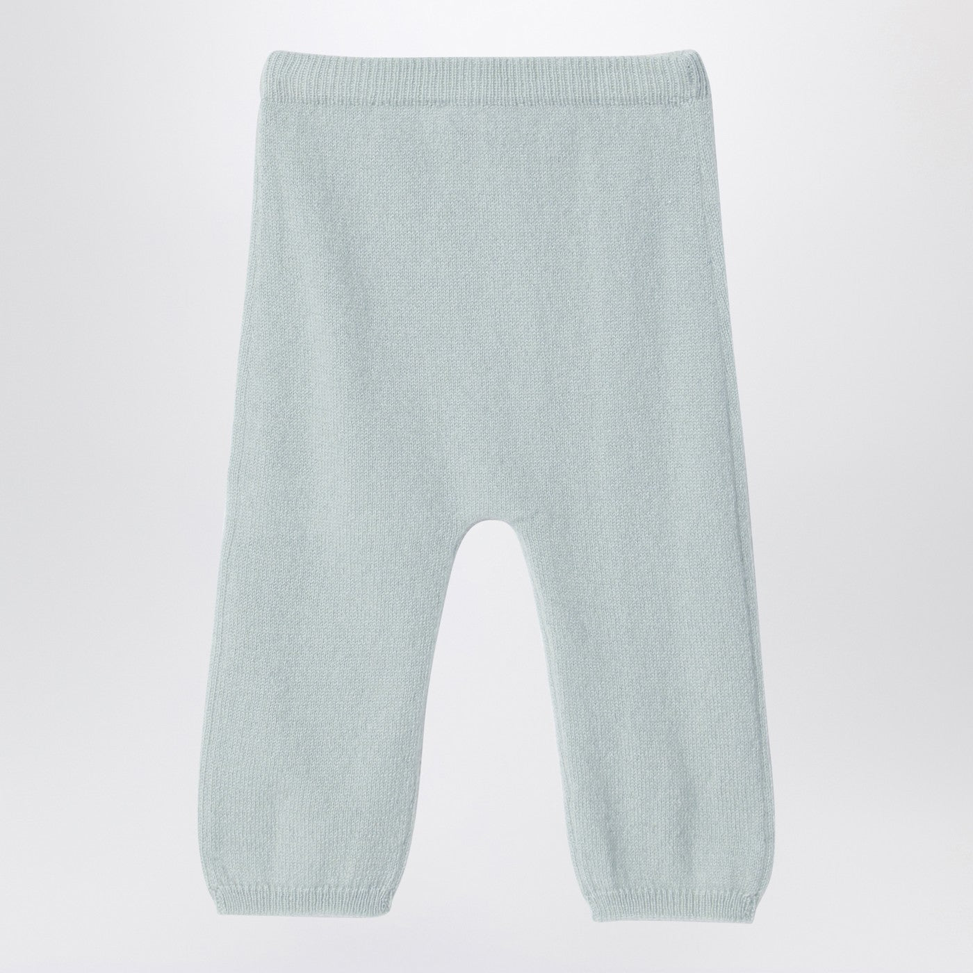 Leggings verde chiaro in lana