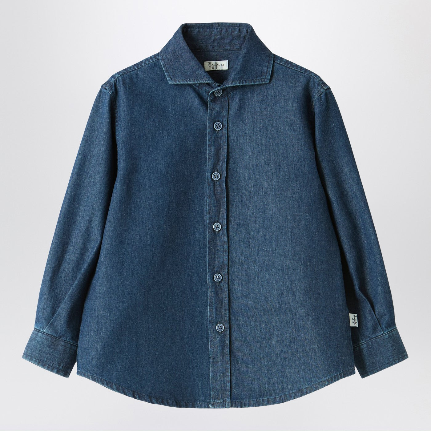 Blue denim shirt