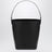 Black S shoulder bag in cow leather
