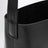 Black S shoulder bag in cow leather