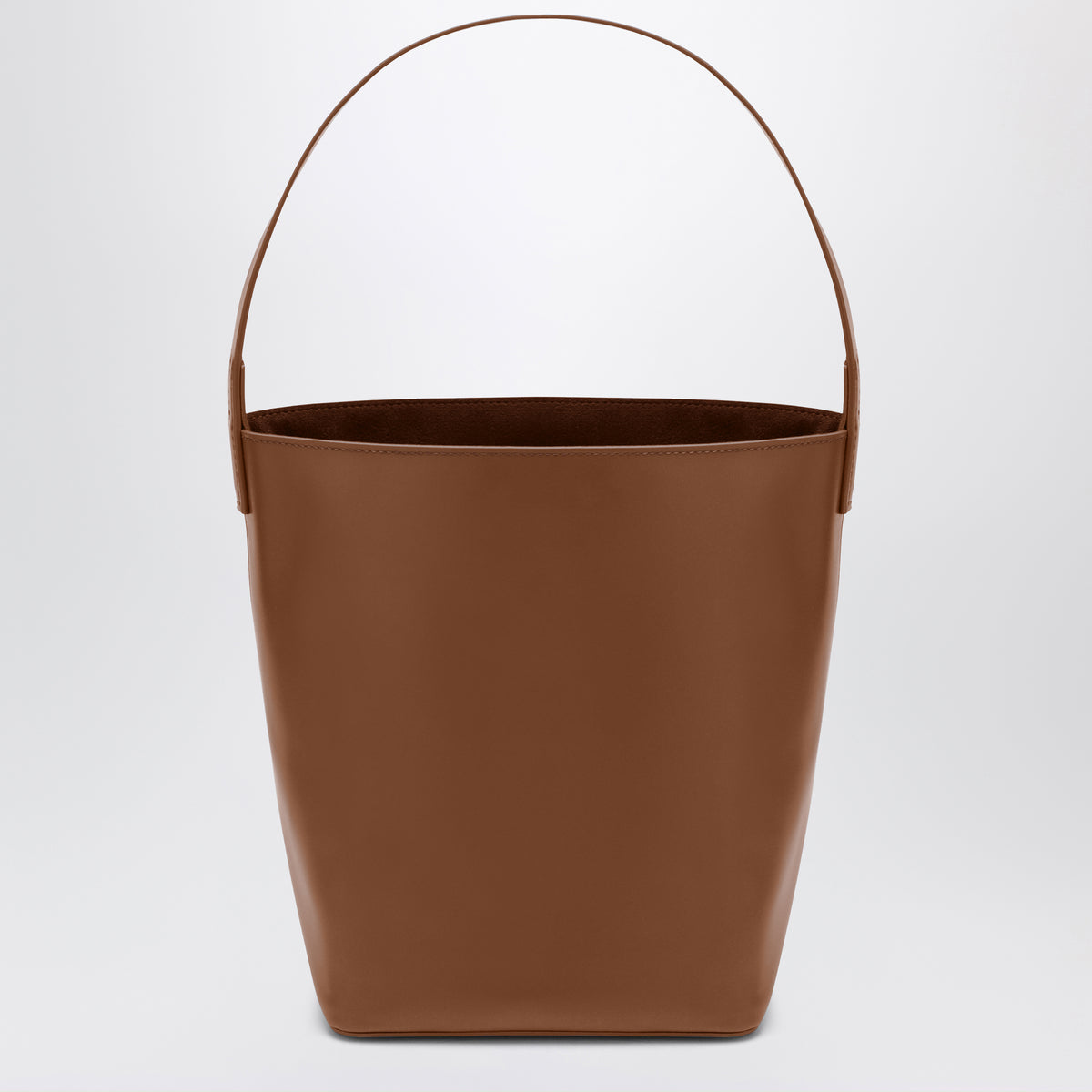 Borsa a spalla S marrone in pelle bovina