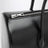 Schwarze Mini-Boston-Tasche aus Rindsleder