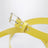 Yellow belt in shiny cowhide