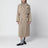 Beige wool trench coat with removable lining