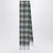 Sciarpa motivo check verde muschio in cashmere