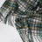 Sciarpa motivo check verde muschio in cashmere
