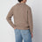Brauner melierter Pullover aus Wolle