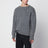 Charcoal grey wool crew neck sweater