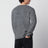 Maglia girocollo grigio antracite in lana