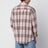Camicia a quadri rosa in cotone e seta