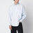 Finx Oversized Light Blue Cotton Twill Shirt