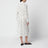 Ivory white silk georgette dress