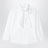 White cotton shirt with maxi bow