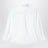 White cotton shirt with maxi bow