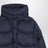 Navy blue nylon jacket with hood