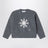 Asphalt crew neck sweater in merino wool