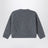 Asphalt crew neck sweater in merino wool