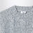 Grey cable-knit sweater in wool blend
