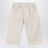 Hellbeige Baumwollhose mit elastischem Bund
