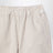 Pantalone in cotone beige chiaro con vita elasticizzata