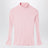 Pink stretch cotton turtleneck T-shirt