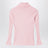 Pink stretch cotton turtleneck T-shirt