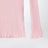 Pink stretch cotton turtleneck T-shirt
