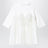 Kleid in Latte aus Tüll mit Mikroglitter
