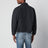 Anthracite grey wool zip-up blouson
