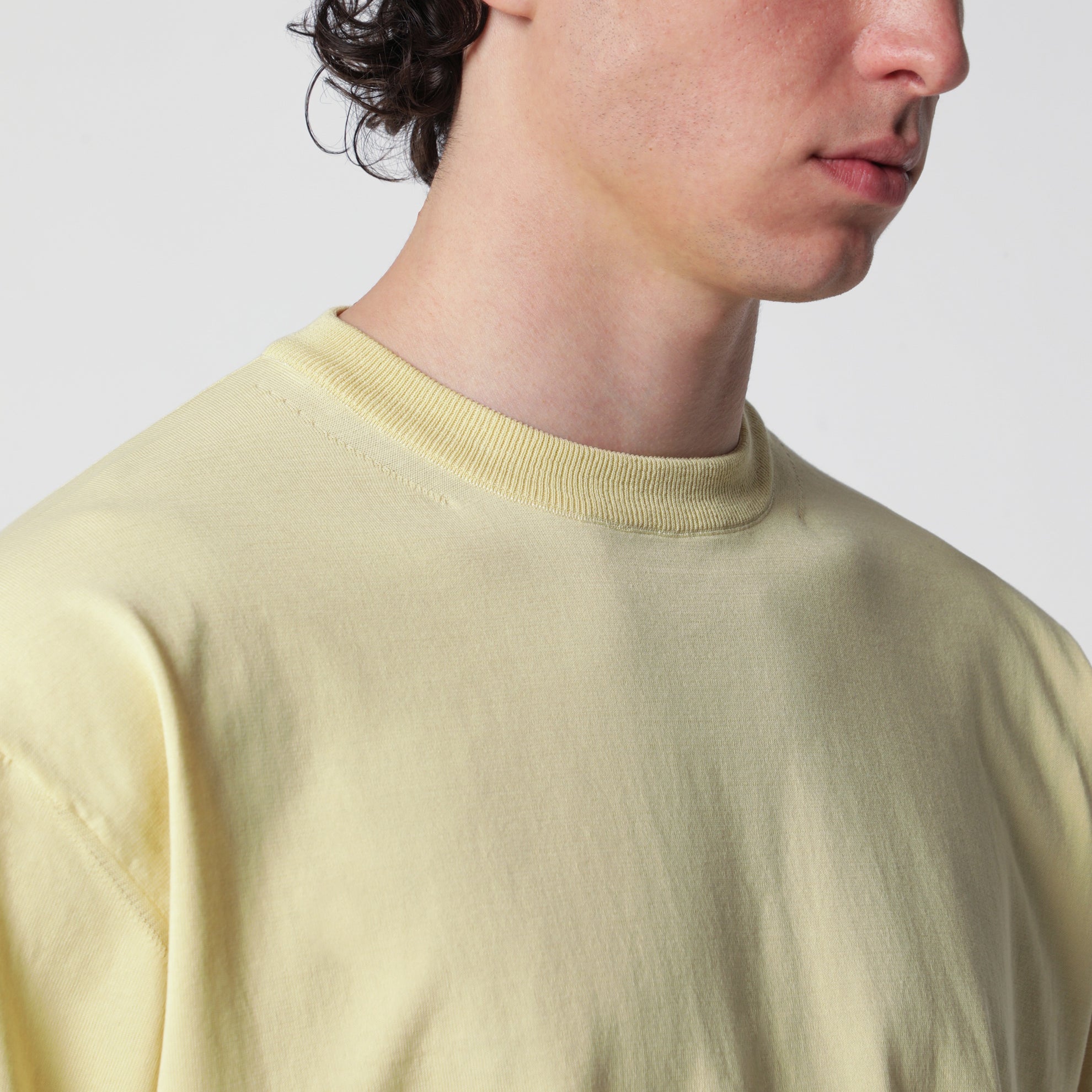 Yellow cotton sweater