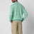Mint green cashmere and silk skipper polo