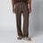 Pantaloni a due pieghe in gabardine di lana