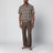 Camicia a maniche corte in lana a quadri