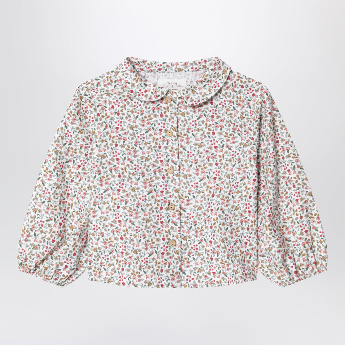 Liberty cotton shirt in powder pink