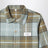 Camicia a quadri color salvia in misto viscosa