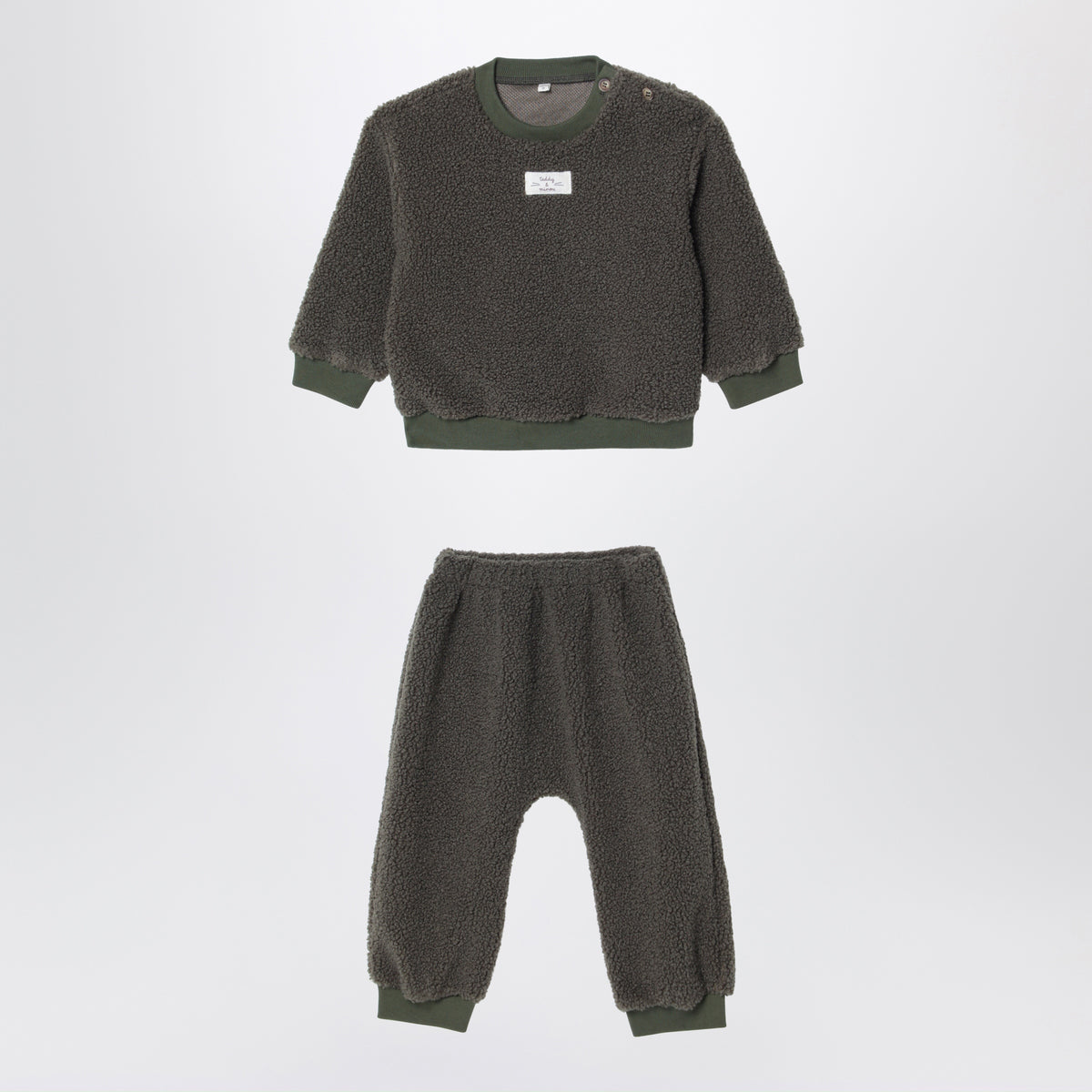 Muschio two-piece baby set in bouclé