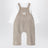 Tutina bianca/beige in cotone e velluto a costine